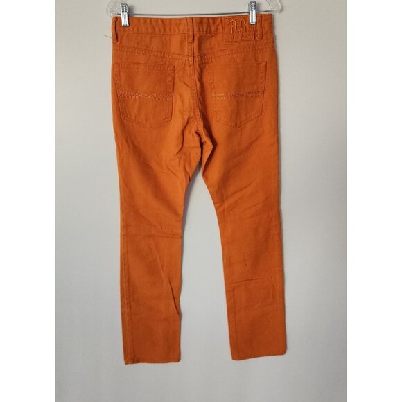 Request Jeans Orange Jeans Straight Leg Grunge Boho Y2K 90s Womens 20 (31x31) - Picture 7 of 12